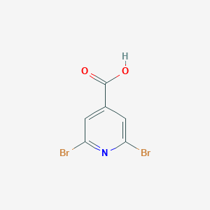 molecular formula C6H3Br2NO2 B109481 2,6-二溴吡啶-4-羧酸 CAS No. 2016-99-1