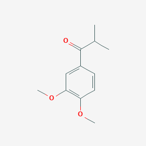 molecular formula C12H16O3 B109482 3,4-Dimethoxyphenyl isopropyl ketone CAS No. 14046-55-0