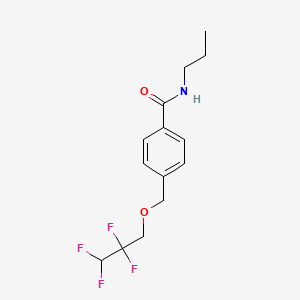 N-propyl-4-[(2,2,3,3-tetrafluoropropoxy)methyl]benzamide