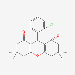 9-(2-chlorophenyl)-3,3,6,6-tetramethyl-3,4,5,6,7,9-hexahydro-1H-xanthene-1,8(2H)-dione