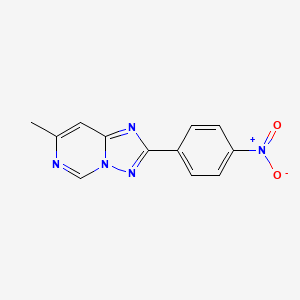 7-Methyl-2-(4-nitrophenyl)[1,2,4]triazolo[1,5-c]pyrimidine