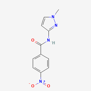 N-(1-methyl-1H-pyrazol-3-yl)-4-nitrobenzamide