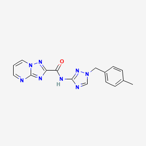 N-[1-(4-methylbenzyl)-1H-1,2,4-triazol-3-yl][1,2,4]triazolo[1,5-a]pyrimidine-2-carboxamide