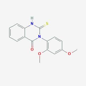 3-(2,4-dimethoxyphenyl)-2-thioxo-2,3-dihydroquinazolin-4(1H)-one