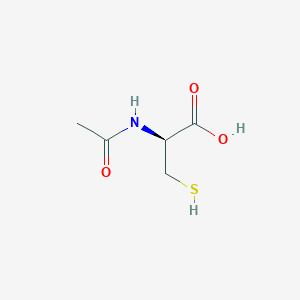 molecular formula C5H9NO3S B109491 N-乙酰-D-半胱氨酸 CAS No. 26117-28-2