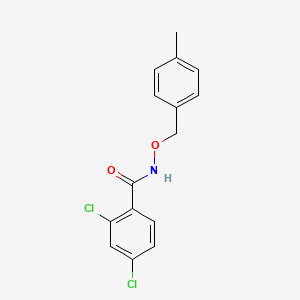 molecular formula C15H13Cl2NO2 B10949137 2,4-dichloro-N-[(4-methylbenzyl)oxy]benzamide 