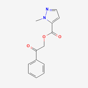 2-oxo-2-phenylethyl 1-methyl-1H-pyrazole-5-carboxylate