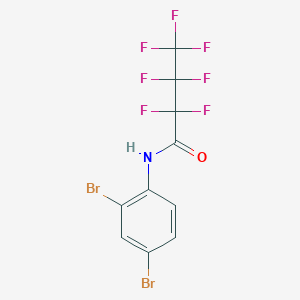 N-(2,4-dibromophenyl)-2,2,3,3,4,4,4-heptafluorobutanamide