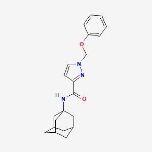 N-(1-Adamantyl)-1-(phenoxymethyl)-1H-pyrazole-3-carboxamide