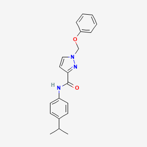 1-(phenoxymethyl)-N-[4-(propan-2-yl)phenyl]-1H-pyrazole-3-carboxamide