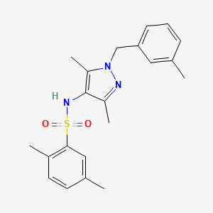 N-[3,5-dimethyl-1-(3-methylbenzyl)-1H-pyrazol-4-yl]-2,5-dimethylbenzenesulfonamide