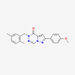 5-(2,5-dimethylbenzyl)-2-(4-methoxyphenyl)pyrazolo[1,5-d][1,2,4]triazin-4(5H)-one