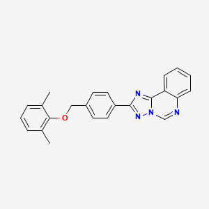 2-{4-[(2,6-Dimethylphenoxy)methyl]phenyl}[1,2,4]triazolo[1,5-c]quinazoline