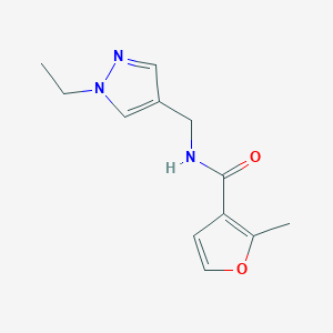 N-[(1-ethyl-1H-pyrazol-4-yl)methyl]-2-methylfuran-3-carboxamide