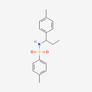 4-methyl-N-[1-(4-methylphenyl)propyl]benzenesulfonamide