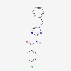 N-(1-benzyl-1H-1,2,4-triazol-3-yl)-4-chlorobenzamide