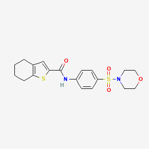 N-[4-(morpholin-4-ylsulfonyl)phenyl]-4,5,6,7-tetrahydro-1-benzothiophene-2-carboxamide