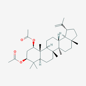 molecular formula C34H54O4 B109503 3-表没食子醇二乙酸酯 CAS No. 6587-37-7