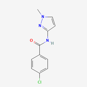 4-chloro-N-(1-methyl-1H-pyrazol-3-yl)benzamide