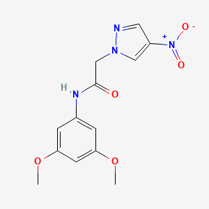 N-(3,5-dimethoxyphenyl)-2-(4-nitro-1H-pyrazol-1-yl)acetamide