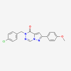 5-(4-chlorobenzyl)-2-(4-methoxyphenyl)pyrazolo[1,5-d][1,2,4]triazin-4(5H)-one