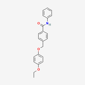 4-[(4-ethoxyphenoxy)methyl]-N-phenylbenzamide