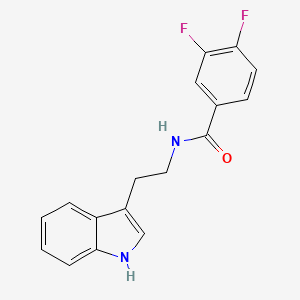 3,4-difluoro-N-[2-(1H-indol-3-yl)ethyl]benzamide