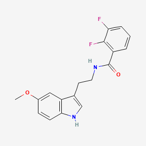 2,3-difluoro-N-[2-(5-methoxy-1H-indol-3-yl)ethyl]benzamide