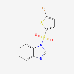 1-[(5-bromothiophen-2-yl)sulfonyl]-2-methyl-1H-benzimidazole