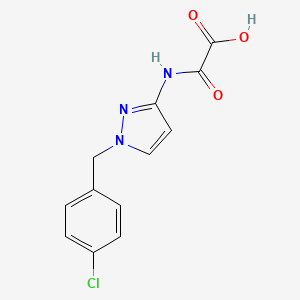 {[1-(4-chlorobenzyl)-1H-pyrazol-3-yl]amino}(oxo)acetic acid