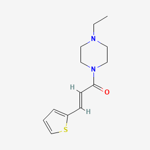 (2E)-1-(4-ethylpiperazin-1-yl)-3-(thiophen-2-yl)prop-2-en-1-one