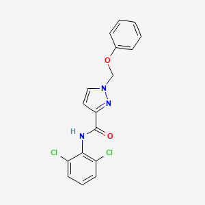 N-(2,6-dichlorophenyl)-1-(phenoxymethyl)-1H-pyrazole-3-carboxamide