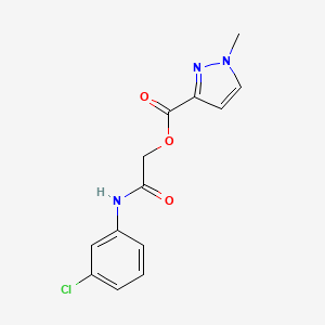 1-Methyl-1H-pyrazole-3-carboxylic acid (3-chloro-phenylcarbamoyl)-methyl ester