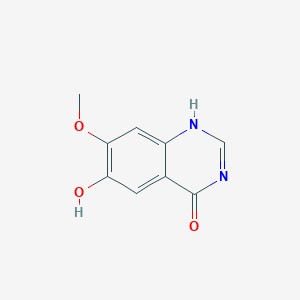 molecular formula C9H8N2O3 B109518 6-Hydroxy-7-methoxy-3,4-dihydroquinazolin-4-one CAS No. 179688-52-9