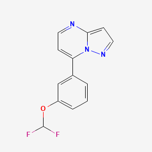 7-[3-(Difluoromethoxy)phenyl]pyrazolo[1,5-a]pyrimidine