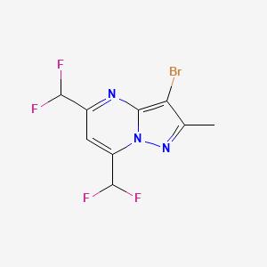 3-Bromo-5,7-bis(difluoromethyl)-2-methylpyrazolo[1,5-a]pyrimidine