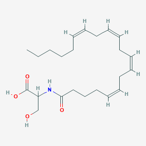 molecular formula C23H37NO4 B109523 N-花生四烯酰-L-丝氨酸 CAS No. 187224-29-9