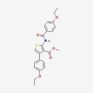 Methyl 4-(4-ethoxyphenyl)-2-{[(4-ethoxyphenyl)carbonyl]amino}thiophene-3-carboxylate