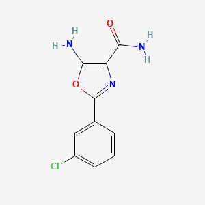 5-Amino-2-(3-chlorophenyl)-1,3-oxazole-4-carboxamide