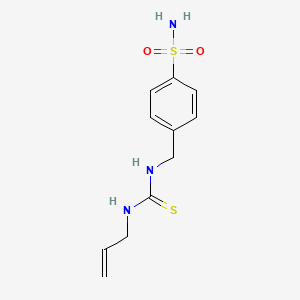 4-{[(Prop-2-en-1-ylcarbamothioyl)amino]methyl}benzenesulfonamide