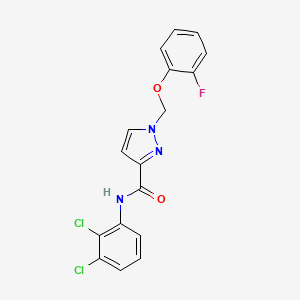 N-(2,3-dichlorophenyl)-1-[(2-fluorophenoxy)methyl]-1H-pyrazole-3-carboxamide