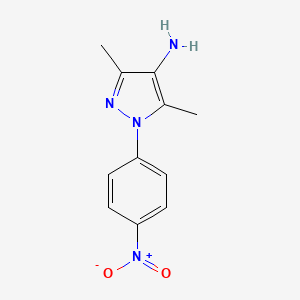 3,5-dimethyl-1-(4-nitrophenyl)-1H-pyrazol-4-amine