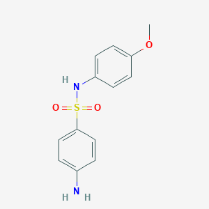 molecular formula C13H14N2O3S B010953 4-Amino-N-(4-methoxyphenyl)benzenesulfonamide CAS No. 19837-74-2
