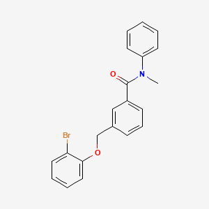 3-[(2-bromophenoxy)methyl]-N-methyl-N-phenylbenzamide