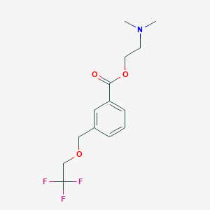 2-(Dimethylamino)ethyl 3-[(2,2,2-trifluoroethoxy)methyl]benzoate