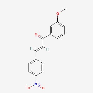 molecular formula C16H13NO4 B10953288 (2E)-1-(3-methoxyphenyl)-3-(4-nitrophenyl)prop-2-en-1-one CAS No. 130820-53-0