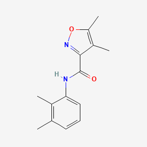 N-(2,3-dimethylphenyl)-4,5-dimethyl-1,2-oxazole-3-carboxamide