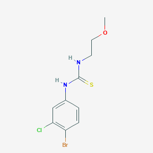 1-(4-Bromo-3-chlorophenyl)-3-(2-methoxyethyl)thiourea