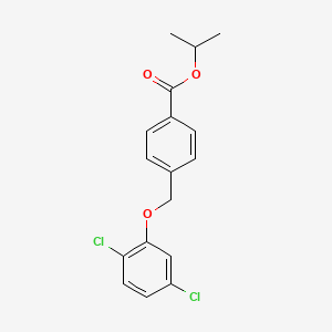 Propan-2-yl 4-[(2,5-dichlorophenoxy)methyl]benzoate