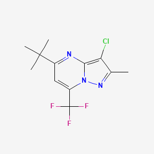 5-Tert-butyl-3-chloro-2-methyl-7-(trifluoromethyl)pyrazolo[1,5-a]pyrimidine